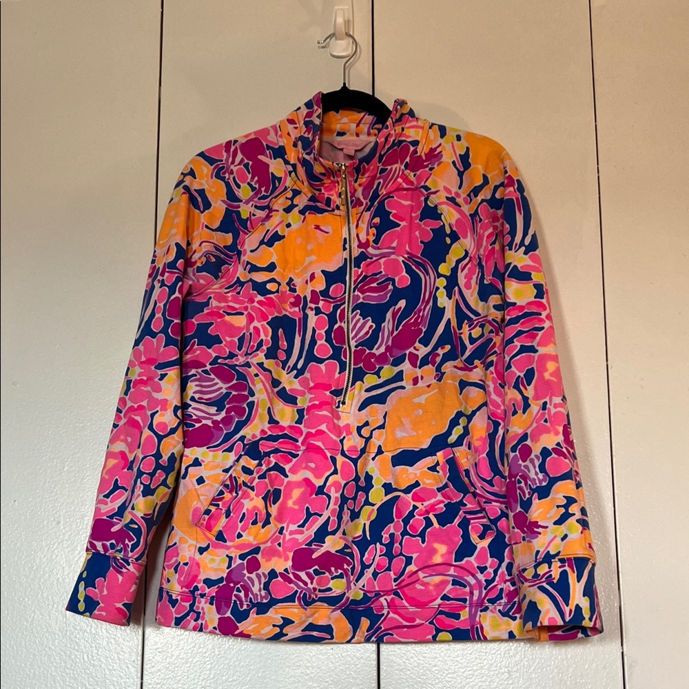 Lilly Pulitzer Pink and Orange Women's popover